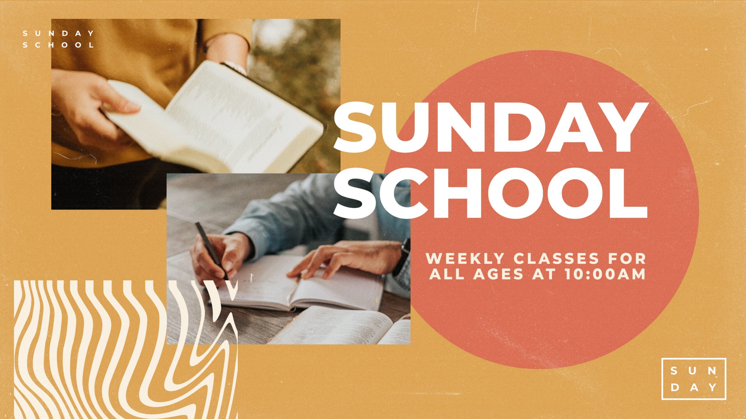 Sunday School Banner